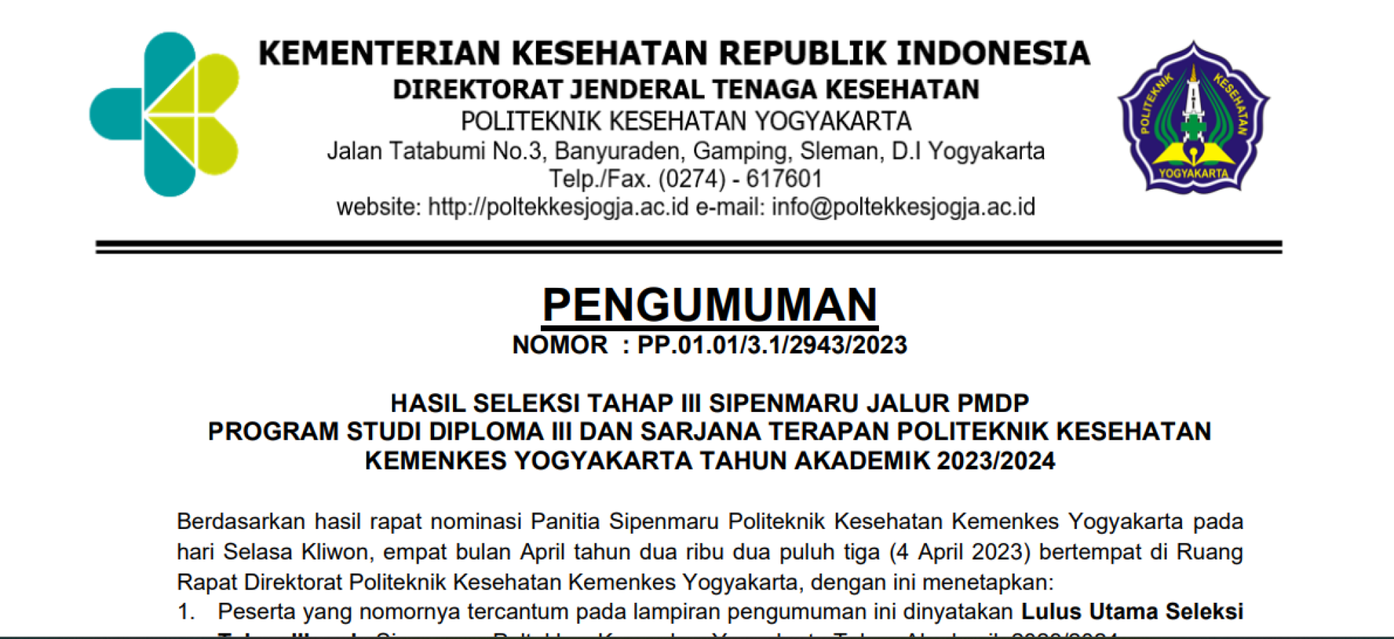 Thumbnail pengumuman